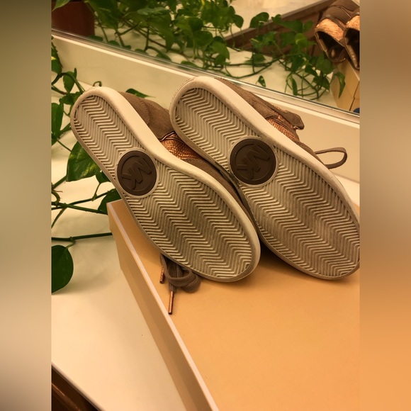 Michael Kors Nikko high tops wedge sneakers size 6.5 - Picture 12 of 14